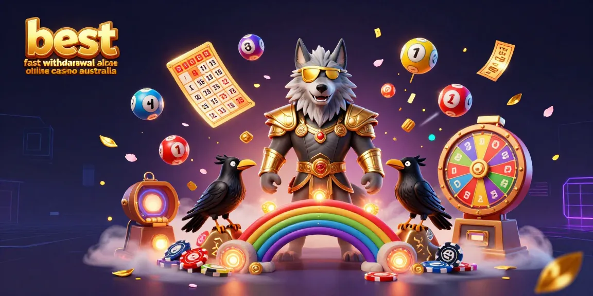Experience the thrill of the best fast withdrawal online casino Australia in a vibrant 3D gambling scene.